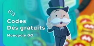 Code dé gratuit Monopoly GO